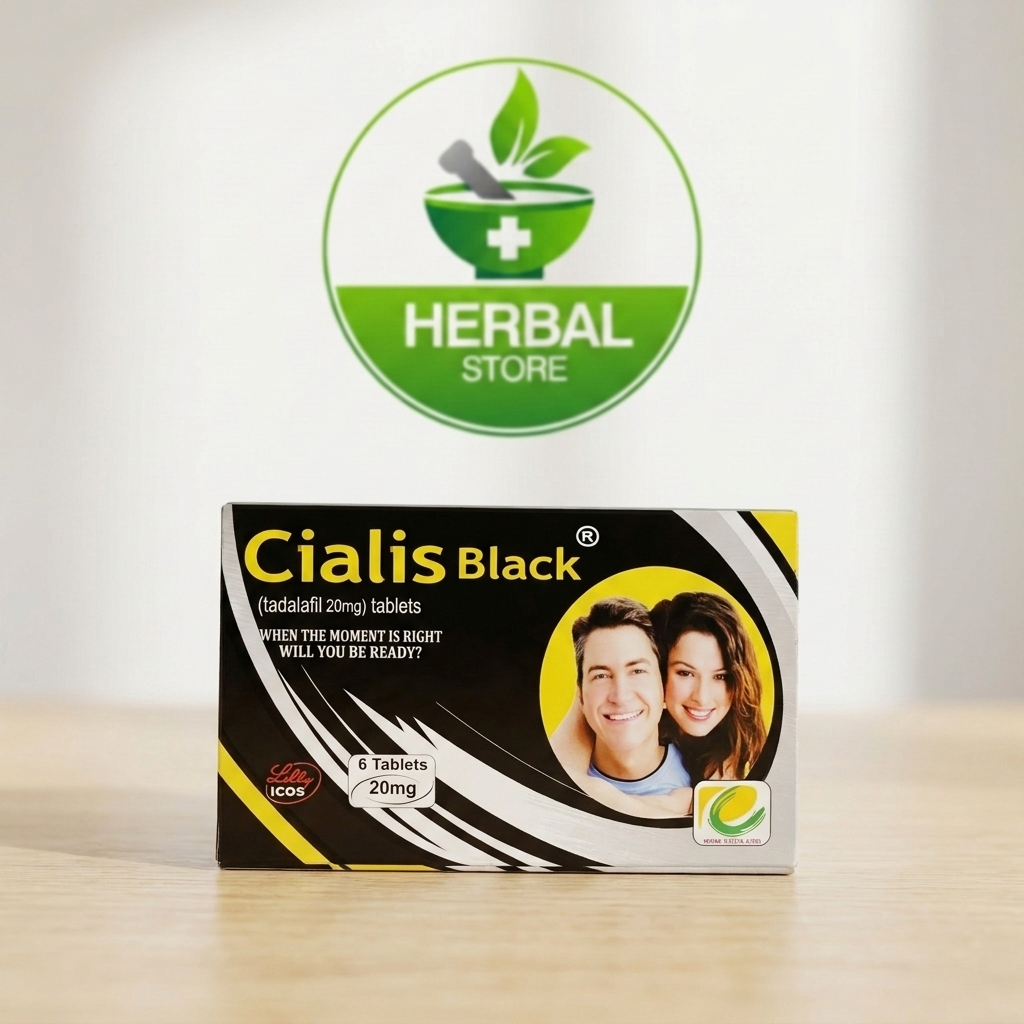 Cialis 20mg Black – 6 Tablets Imported (Special)